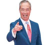 Nigel Farage (Pointing) Half Body Buddy Cutout