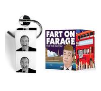 Nigel Farage Toilet Paper - Funny Printed Loo Roll in Novelty Gift Box
