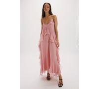 Nigel Preston Floating Angel Chiffon Maxi Dress at Free People in Foxglove, Size: Medium - female