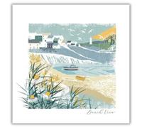 Nigel Quiney Birthday or All-Occasion Card - Coastal Design - Blank Inside - For Men or Women - Artistic Greeting Card
