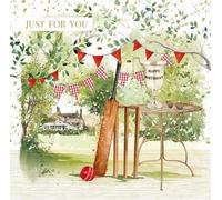 Nigel Quiney Cricket Theme Birthday Card for Men