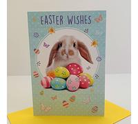 Nigel Quiney Easter Card General Bunny and Eggs