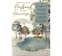 Nigel Quiney Husband Anniversary Card with Keepsake Plaque