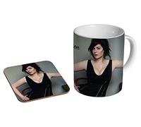 Nigella Lawson Ceramic Coffee MUG + Coaster Gift Set …