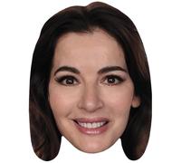 Nigella Lawson (Hair Down) Celebrity Mask, Flat Card Face, Fancy Dress Mask