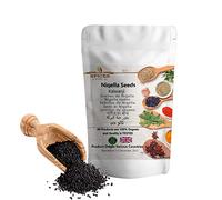 Nigella Seeds (Onion Seeds, Kalonji, Black Seeds, Nigella Sativa, Black Cumin, Black Caraway) Premium Quality by Spices&herbsuk - High in Protein, Potassium, Iron - Perfect for Curry and Breads- 250g