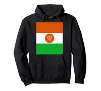 Niger Flag Nigerien Heart Proud Heritage National Day Pullover Hoodie