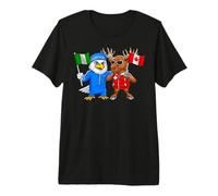 Nigeria Canada Flag Nigerian Roots Canadian Heritage Premium T-Shirt