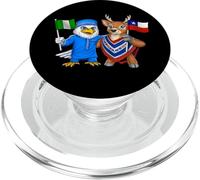 Nigeria Chile Flag Nigerian Roots Chilean Heritage PopSockets PopGrip for MagSafe