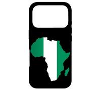 Nigeria Flag Africa Continent Silhouette Gift for Nigerians Case for iPhone 17 Pro