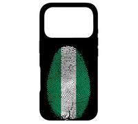 Nigeria Flag Fingerprint Nigerian Gift for Nigerians Case for iPhone 17 Pro