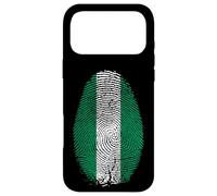 Nigeria Flag Fingerprint Nigerian Gift for Nigerians Case for iPhone 17 Pro Max