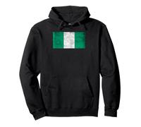 Nigeria Flag Graphic For Men, Women, Kids Pullover Hoodie