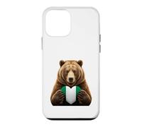 Nigeria Flag Heart Pride Country Heritage Bear Nigerian Case for iPhone 12 mini