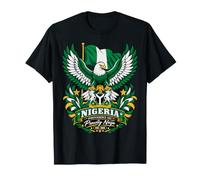 Nigeria Flag Independence Day Proudly Naija 1960 2026 T-Shirt