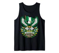 Nigeria Flag Independence Day Proudly Naija 1960 2026 Tank Top