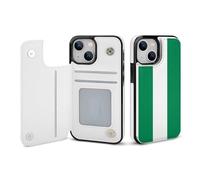 Nigeria Flag Leather Wallet Cell Phone Cases Stand Foldable Flip Cover Phone Case Compatible with iPhone 13 Mini/13/13 Pro/13 Pro Max