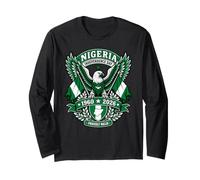 Nigeria Flag ndependence Day 2026 Eagle Heritage 1960 Long Sleeve T-Shirt