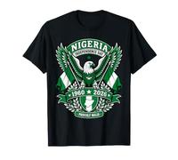Nigeria Flag ndependence Day 2026 Eagle Heritage 1960 T-Shirt