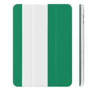 Nigeria Flag Slim Tablet Cases Compatible with iPad Mini4/5（7.9in）Mini6（8.3in） With Pencil Holder Protective Cover