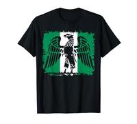 Nigeria Flag with Eagle. African Men, Women & Kids. Nigerian T-Shirt