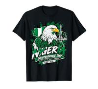 Nigeria Independence Day 2026 Eagle Nigerian Flag Pride Value Graphic T-Shirt
