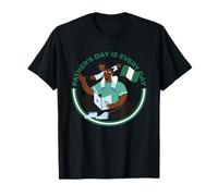 Nigeria Nigerian Flag Day Father Fathers Day is Every Day T-Shirt