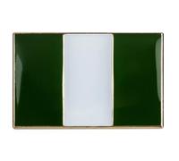 Nigeria Nigerian Flag Large Metal Pin Badge Brooch