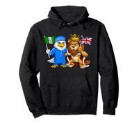 Nigeria UK Flag Nigerian British Heritage Nigerian English Pullover Hoodie