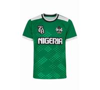 Nigeria Unisex Round Neck Jersey with Pattern-Like Design and White Trim Details Shirt Sport Jersey Sporty - NOT A Loose FIT (UK, Alpha, XL, Regular, Regular)