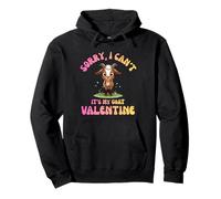 Nigerian Dwarf Goat Lover Valentine Day Cute Goat Design Pullover Hoodie