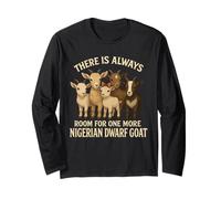 Nigerian Dwarf Goat Owner Nigerian Dwarf Goats Long Sleeve T-Shirt