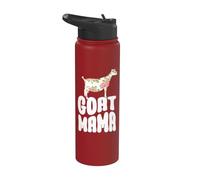 Nigerian Dwarf Goats mom Stainless Steel Insulated Water Bottle