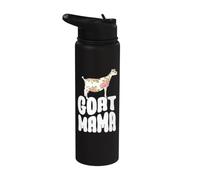 Nigerian Dwarf Goats mom Stainless Steel Insulated Water Bottle