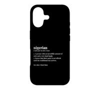 Nigerian Heritage Origin Message Culture Case for iPhone 17