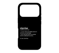 Nigerian Heritage Origin Message Culture Case for iPhone 17 Pro