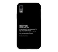 Nigerian Heritage Origin Message Culture Case for iPhone XR