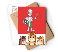 nigerian soccer chinese flag Postcards Envelopes Cards Mailing Year Horse