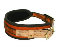 Niggeloh Dog Collar Sweat-Absorbing, Aluminium, Neoprene, Medium, Orange, Durable, Comfortable, Medium Breed