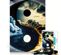 Night And Morning 1000 Piece Jigsaw Puzzles for Adults Jigsaw Recall Upgrade Quiet Calm Clear Cut Premium Gift (38x26cm)