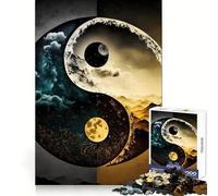 Night And Morning 1000 Piece Jigsaw Puzzles for Adults Teenagers Brain Skill Group Joy Exact Edge Stylish Gift (38x26cm)