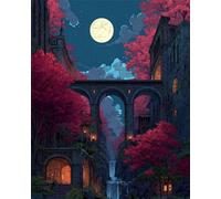 Night Architecture 1500 Piece Jigsaw Puzzles For Adults, Fun Challenging & Brainteasing 1500 piece Adult jigsaw puzzle, Impossible puzzles, Gift for Men/Women, Finished Size is 87x57cm