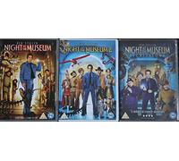 NIGHT AT THE MUSEUM complete 1-3 collection incl: NIGHT AT THE MUSEUM / 2 - BATTLE OF THE SMITHSONIAN / 3 - SECRET OF THE TOMB = ULTIMATE 3x DVD UK SET