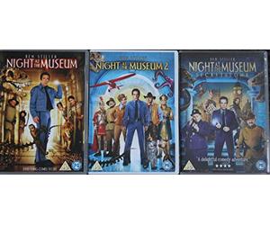 NIGHT AT THE MUSEUM complete 1-3 collection incl: NIGHT AT THE MUSEUM / 2 - BATTLE OF THE SMITHSONIAN / 3 - SECRET OF THE TOMB = ULTIMATE 3x DVD UK SET