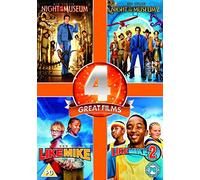 Night at the Museum / Night at the Museum 2 / Like Mike / Like Mike 2 [DVD] [2002]