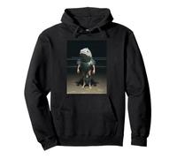 Night Beach Fish Man Weird Sea Creature Hybrid Pullover Hoodie