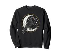 Night Black Bird Raven - Mystic Crow & Corvid Lovers Sweatshirt
