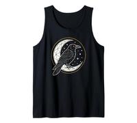Night Black Bird Raven - Mystic Crow & Corvid Lovers Tank Top