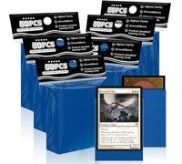 Night Blue Card Sleeves Fit for MTG, 300 Pieces Perfect Fit Standard Card Sleeves for Trading Card Sports Cards Baseball Cards TCG Yugioh Magic,Affordable Sturdy and Nice Shuffling