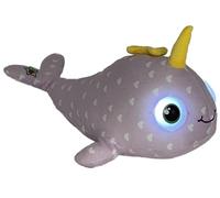 Night Buddies Large 15 Inch Narwhal, Innovative Plush Soft Toy - Child-Activated Calming Light, Auto-Off for Safety, Promotes Independence Sleep, Ages 2+ - Award Winning Sleep Aid